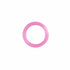 THIN GLASS RING DARK PINK